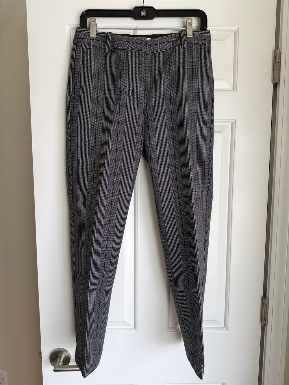3.1 Phillip Lim - Gray and Black Plaid Trousers - Size 2.